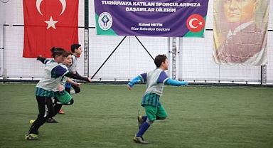 Rize'de 'Çocuk Futbol Turnuvası' Başladı