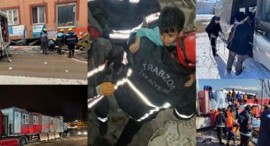 Trabzon Tüm İmkânlarıyla Deprem Bölgesinde