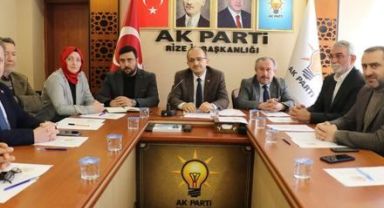 AK Parti Rize’de Yeni Yönetim Belirlendi