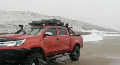 Rize’de Nisan Sonunda Kar Sürprizi