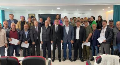 Arıcılar Belgelerini Aldı