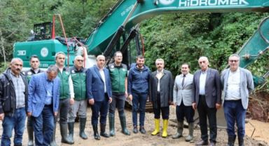Rize Valisi Baydaş, Heyelan Olan Köylerde İncelemelerde Bulundu