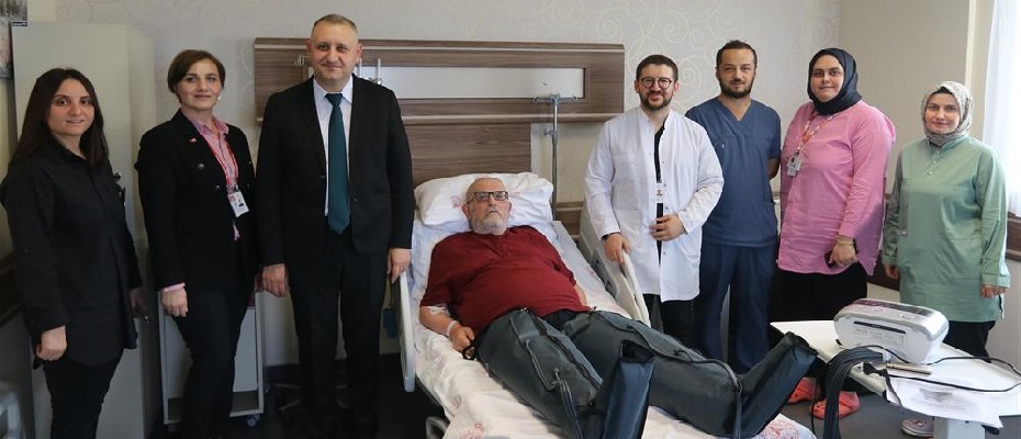 Rize’de “Lenfatik Drenaj Cihazı” Hizmete Girdi