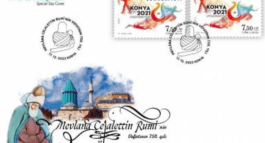 PTT'den Mevlana İçin Özel Gün Zarfı
