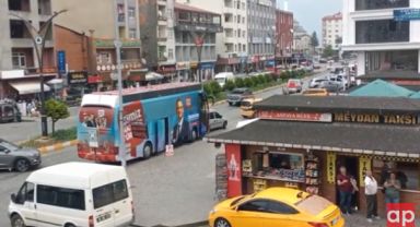 Rize Pazar'da Dolu Yağdı