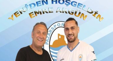 Emre Akgün Yeniden Pazarspor’da