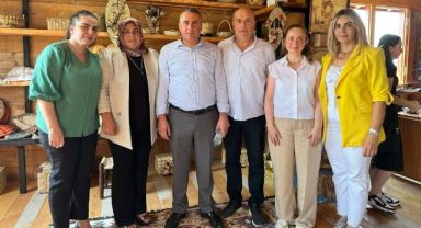 Pazar Kadın Girişimi Kooperatifinin Hediyelik Satış Reyonunu Açıldı