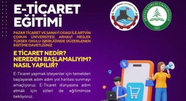 Pazar Ticaret ve Sanayi Odası ‘E-TİCARET’ Eğitimi Verecek