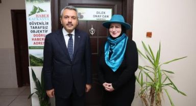 Rize Valisi İhsan Selim Baydaş'tan Kafkasya Haber'e ziyaret