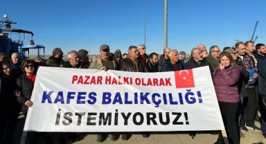 Pazar Halkından Kafes Balıkçılığına Tepki