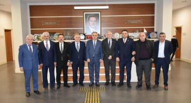 Rize Ziraat Odası Başkanlarından Hayati Yazıcı’ya Ziyaret