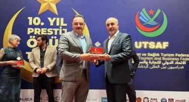 UTSAF’tan Timbir Başkanı Dr. Süleyman Basa’ya Ödül!