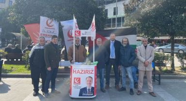 Yeniden Refah Partisi Pazar'da Üye Kayıt Çalışmalarını Sürdürüyor