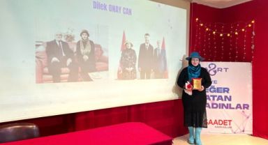 Gazeteci Dilek ONAY CAN’a 8 Mart Dünya Kadınlar Günü Ödül