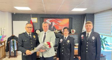 Polis Haftası Kapsamında Emniyet Müdürü'nden Başkan Çakır'a Ziyaret