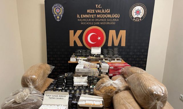 Rize Emniyeti Kaçakçılara Göz Açtırmıyor!