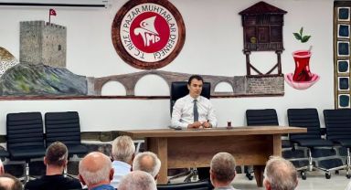 Kaymakam Hamza İnam, Muhtarlarla Bir Araya Geldi