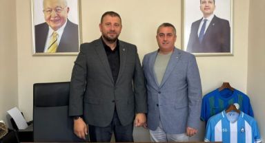 Bayrakturan'dan Yeniden Refah Partisi İlçe Başkanı Bölükbaş'a Ziyaret