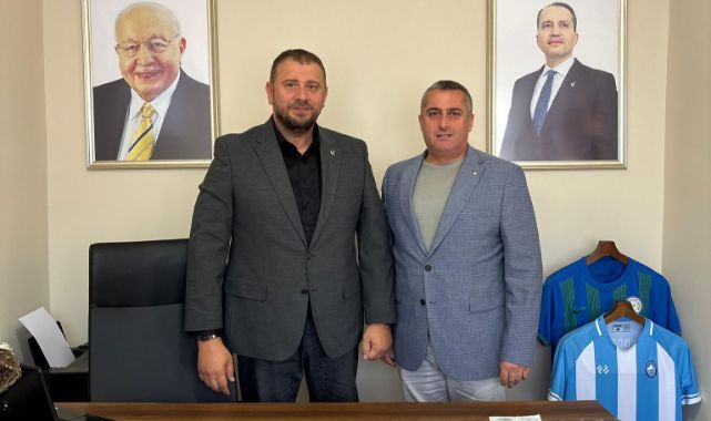 Bayrakturan'dan Yeniden Refah Partisi İlçe Başkanı Bölükbaş'a Ziyaret