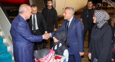 Cumhurbaşkanı Recep Tayyip Erdoğan Rize'de...