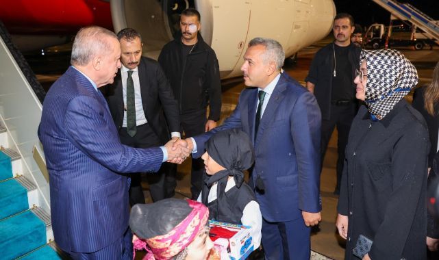 Cumhurbaşkanı Recep Tayyip Erdoğan Rize'de...