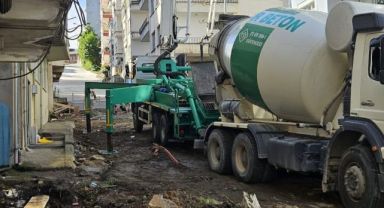 Pazar Mahallesi Dikmen Caddesi'nde Çalışmalar Hızla Devam Ediyor