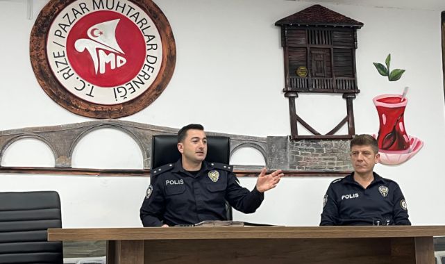 Pazar’da Mahalle Muhtarları İle “Huzur Ve Güvenlik” Toplantısı Yapıldı