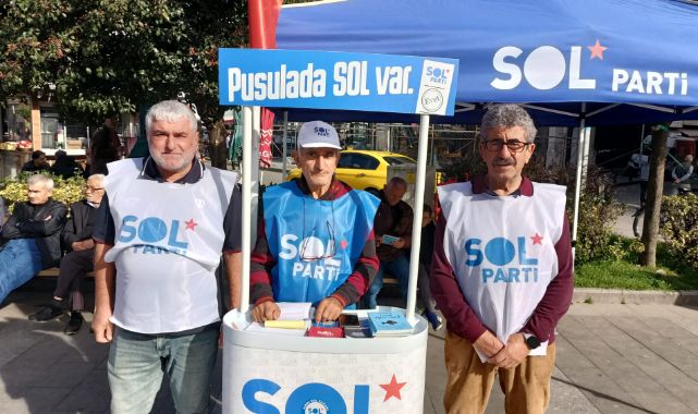 SOL Parti Pazar’da Sokağa İndi: “Siyaseti Meydana Taşıyoruz”