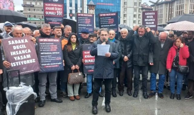 CHP Rize İl Başkanlığı’ndan Asgari Ücret Tepkisi: “Geçim Yoksa Seçim Var” 