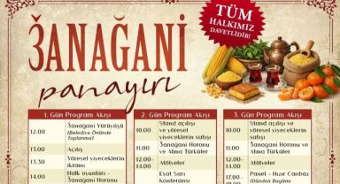 3Anağani Panayırı Başlıyor: Gelenek, Dayanışma ve Bereket 3 Gün Boyunca Yaşatılacak 