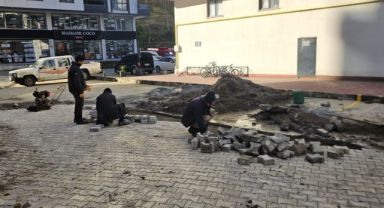 Pazar Belediyesi’nden Kilit Parke Yenilemesi 