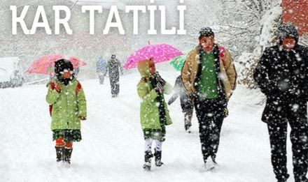 Rize İkizdere’de Kar Nedeni İle Eğitim Öğretime 1 Gün Ara Verildi 