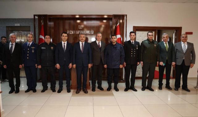 Rize Vali'sinden Pazar Kaymakamlığı'na Ziyaret