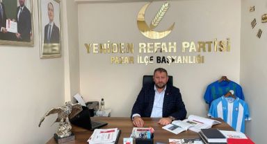 Yeniden Refah Partisi Pazar İlçe Teşkilatı Türkiye Birincisi Oldu 
