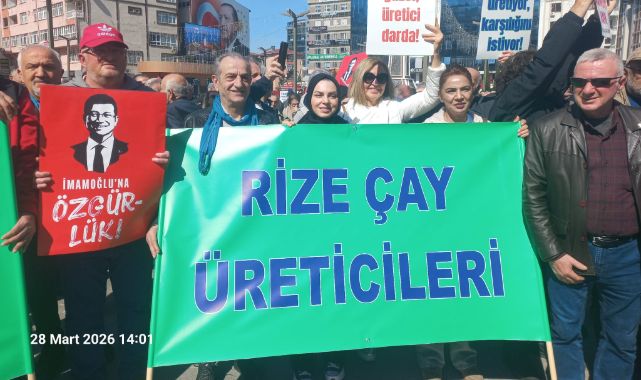 Rize'de Çay Üreticileri İçin Yürüyüş: 