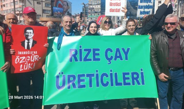 Rize'de Çay Üreticileri İçin Yürüyüş: 