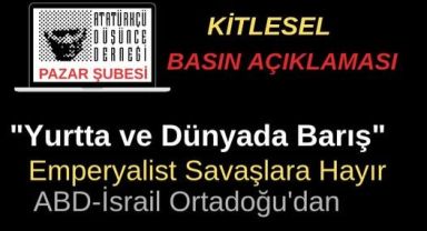 Rize Pazar’da Kitlesel Basın Açıklaması Çağrısı 