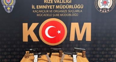 Rize’de Ruhsatsız Silah Operasyonu: 1 Tutuklama! 