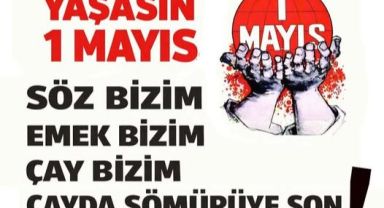 Rize Pazar’da 1 Mayıs Kutlaması İçin Çağrı Yapıldı 