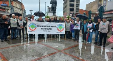 Tüm Emeklilerin Sendikası Pazar Şubesi'nden Basın Açıklaması: