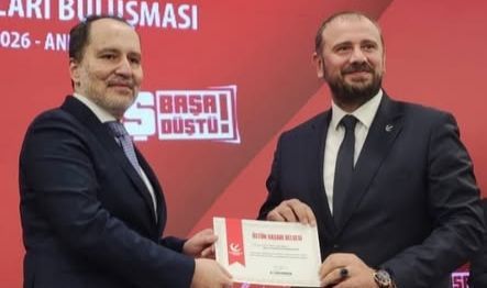 Yeniden Refah Partisi Pazar İlçe Başkanı Ali Kemal Bölükbaş'a Ödül