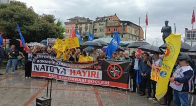 Rize’de “NATO’ya Hayır!” Basın Açıklaması 