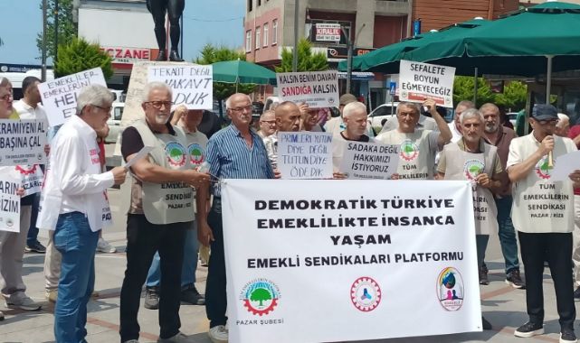 Rize Pazar'da Emeklilerden Ortak Ses: