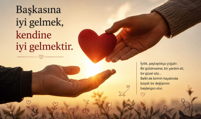 Başkasına İyi Gelmek, Kendine İyi Gelmektir
