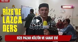 Rize Pazar Lazca Ders